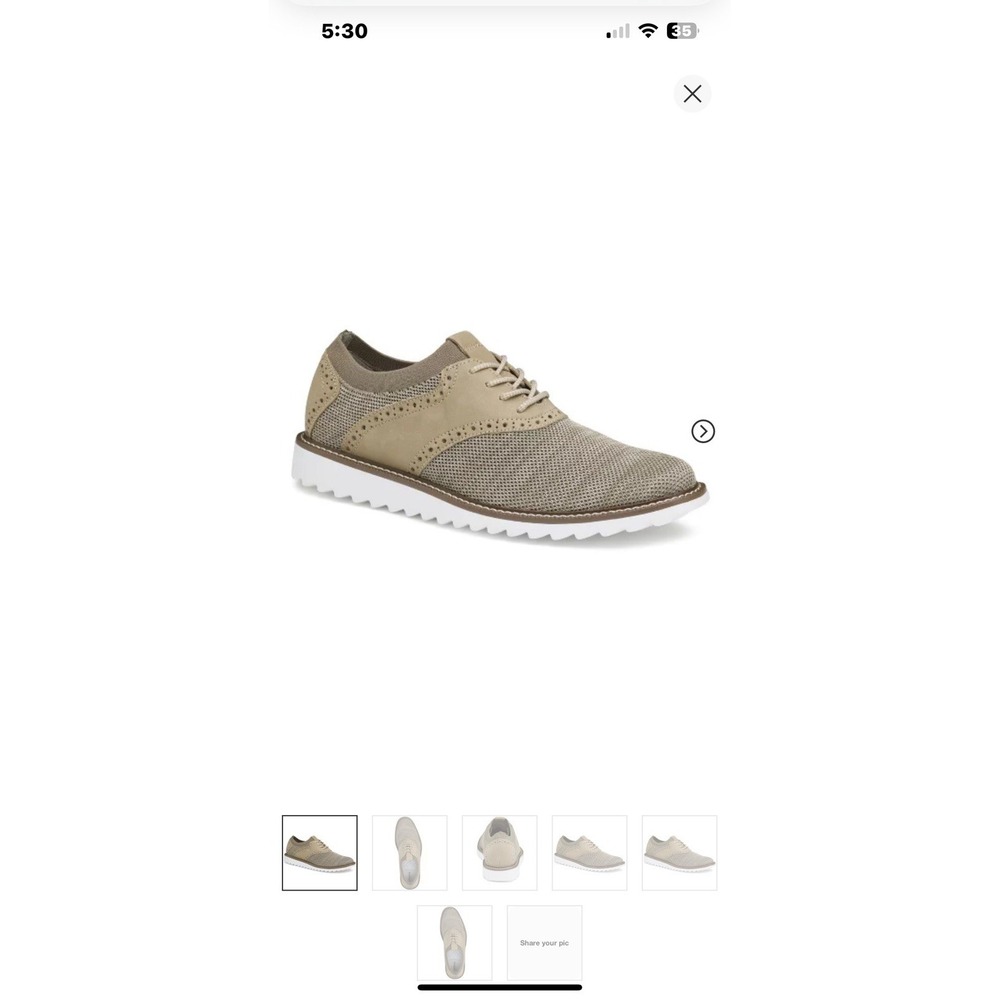 johnston murphy Men's‎ Duncan Saddle Casual Shoe Taupe 8M